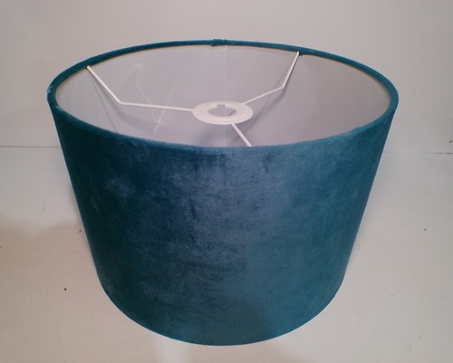 Habitat velvet drum - drum, lampshade
