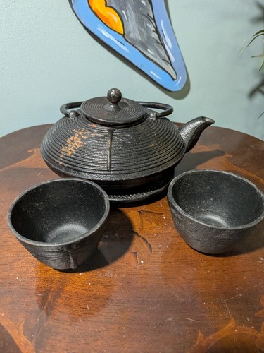 Cast iron black dragonfly - cast,