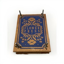 VTG Retro Wooden Flower Press for crafting pressed dried flowers craft