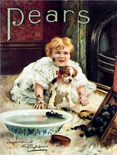 Pears Soap, Retro metal Sign/Plaque Wall vintage / Bathroom Gift