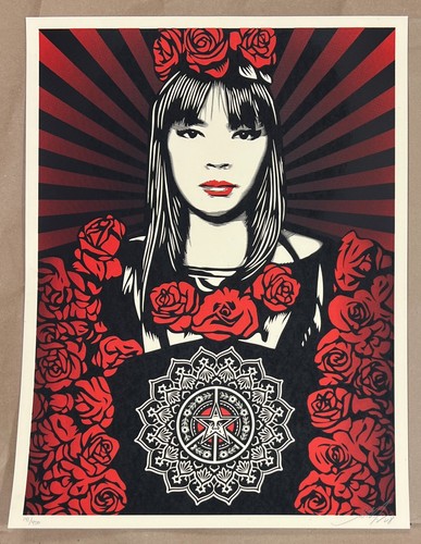 Shepard fairey rose - fairey, obey