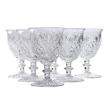 Webb Corbett Art Deco, 6 X