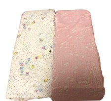 2 Pack Butterfly Garden Cot Bed Fitted Sheets 140 x 70 Cotton Jersey Toddler 