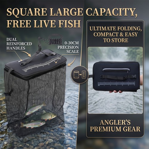 Foldable fishing bait trap - foldable,