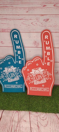 Wrestling foam fingers rumble - fingers,