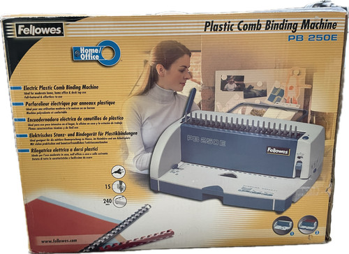 Fellowes electric plastic comb - fellowes,