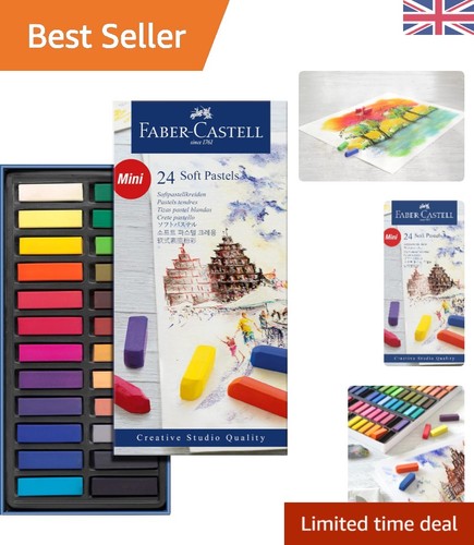 Portable soft pastels set with - soft,