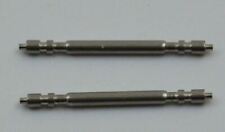 2 Watch Spring Bars Fits Rolex 18mm - 22mm Steel Pin Bar Leather Bracelet Strap