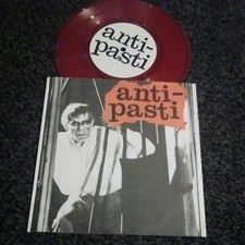 ANTI-PASTI - LET THEM FREE 7" RED VINYL  . VG+..VG+   ANTI PASTI ..