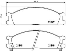 BRAKE PAD SET, DISC BRAKE FOR