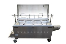 Roasting BBQ Oven with Spit, Motor & Retainers for Full Pig - Tasty Trotter