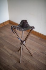 Leather & Wood - Folding Seat