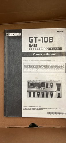 Boss 10b bass multi effects - boss,