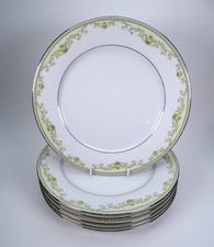 Set Of 6 Vintage Noritake Fine China Raleigh Pattern 2487 Dinner Plates 27cm