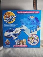 Zhu Zhu Pets JUMBO JET AND AIRPORT Playset, New In Box