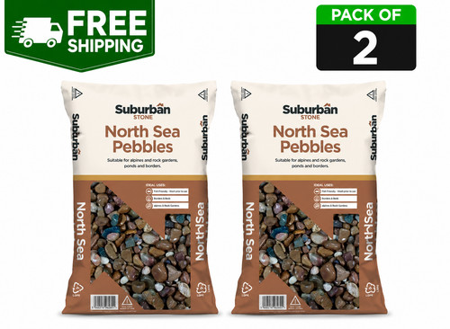 North sea pebbles 30mm - sea, 20kg