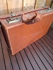vintage briefcase leather