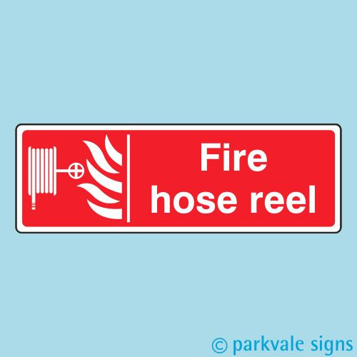 Fire hose reel signs - fire,