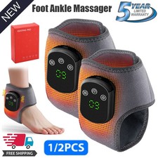 3IN1 Electric Foot Ankle Massager Infrared Hot Vibration Compression Pain Relief