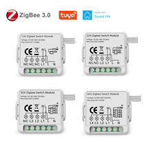 Tuya WiFi Zigbee Smart Switch 1/2/3/4CH Wireless Module Light Control  For Alexa