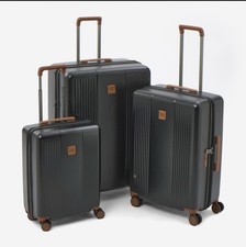 BRICS Black Ferrara Hardshell Suitcases| Medium