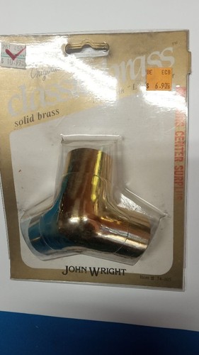 Cast solid brass foot - brass, rail