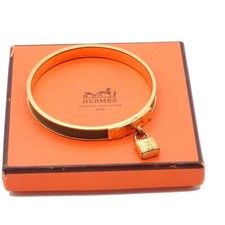HERMES Logo Kelly Charm Bangle