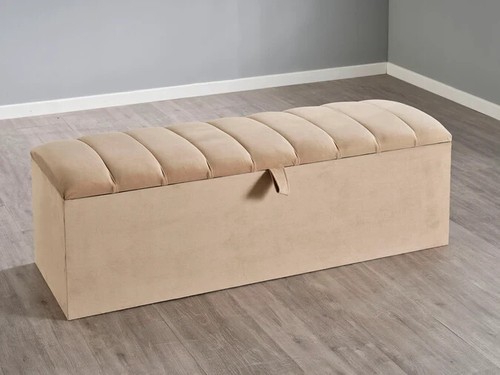 Panel style ottoman storage - style,