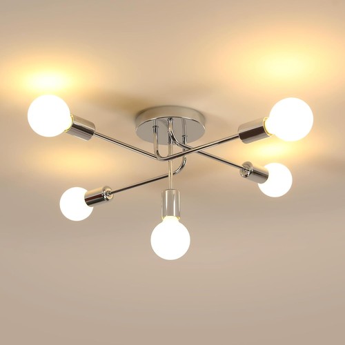 Chrome arm sputnik ceiling - chrome,