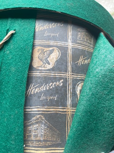 Vtg 1950s hat box henderson - box, henderson's