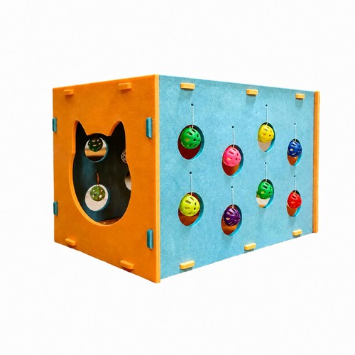 Felt cat nest - easy, clean