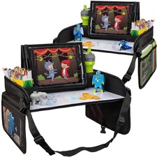 Lusso Gear Kids Travel Tray 2-Pack for Car Seats