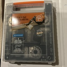 Fein Saw Blade 6PC Starlock Multitool Set E-Cut Wood & Metal Combo Pack + Case