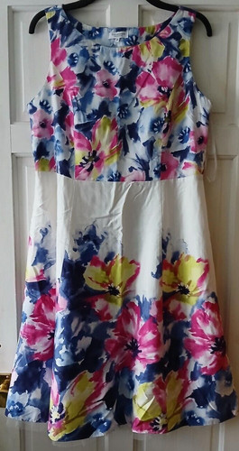 Debenhams white with flowers