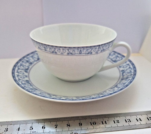 Delicate blue white - blue, &