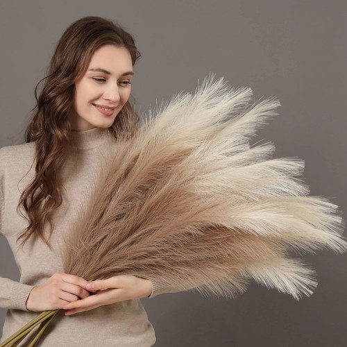 Black faux pampas - black, 120cm