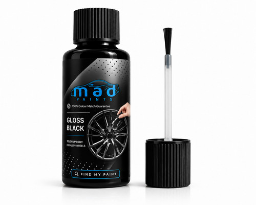 Gloss black alloy wheel - alloy, touch