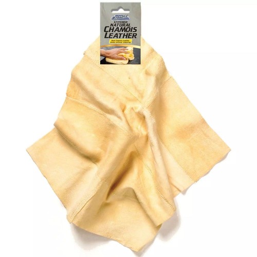 Chamois natural leather - leather, real