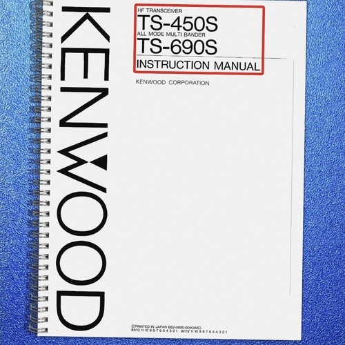 Kenwood 450s 690s user - kenwood, ts-450s