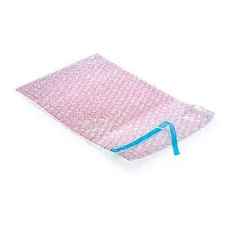 Pink anti static - bubble, wrap