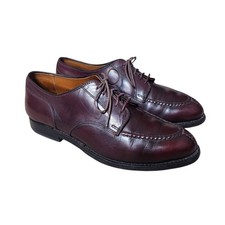Alden Norwegian Split Toe Blucher 964 in Shell Cordovan Color Burgundy Size 7.5