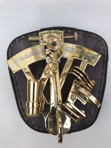 Brass sextant nautical - nautical, marine