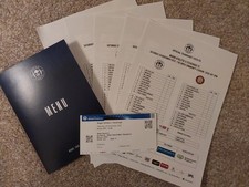 25/26 League One - Wigan Athletic v Stevenage FC - Teamsheets + Ticket + Menu 