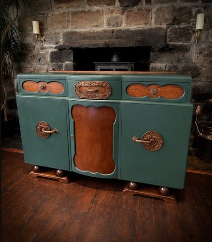 Vintage art deco sideboard - art,
