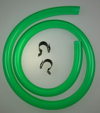 Mk2 Ford Cortina Green Radiator Overflow Pipe & Clips 1600E Lotus Cortina GT