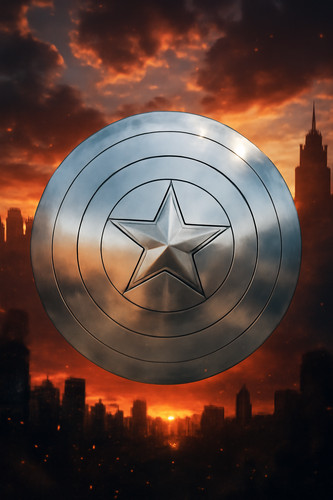 Silver captain america - silver,