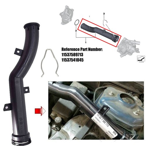 Water pump coolant hose - water,