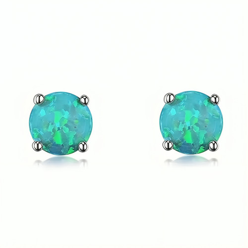 925 sterling silver stud - silver,