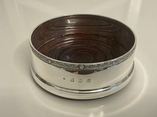 Stunning Irish Sterling Silver Wine Coaster by Celtic Frames Ltd Dublin 2001