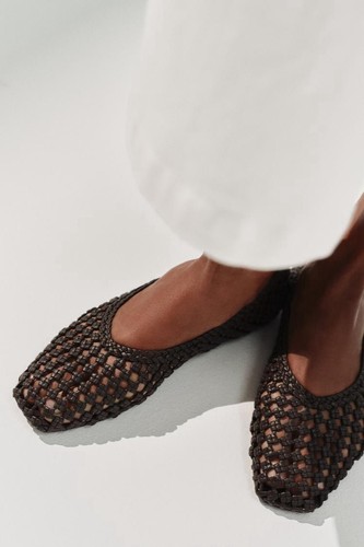 Zara nwt braided - zara, flats